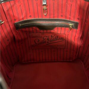 Authentic Louis Vuitton Neverfull GM Damier Ebene Tote Bag